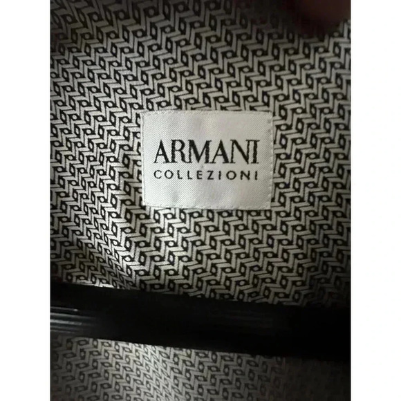 Armani Collezioni Women’s Silk Button Down Blouse Vintage Y2K Size Large EUC - Picture 4 of 6